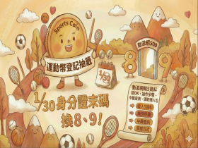 運動幣登記抽籤》1/30身分證末碼換8、9！動滋網輸5資料就OK，操作步驟、中籤查詢、領取懶人包